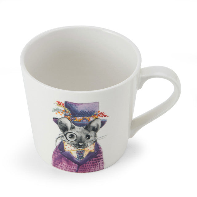 Mikasa Tipperleyhill Mouse Print Porcelain Mug 380ml