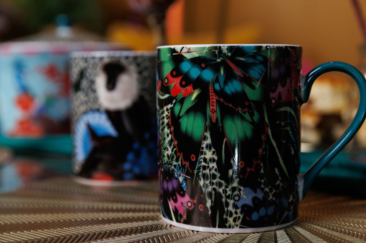 Mikasa x Sarah Arnett Porcelain Mug 350ml Butterfly Print