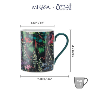 Mikasa x Sarah Arnett Porcelain Mug 350ml Butterfly Print