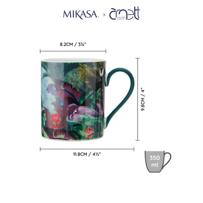 Mikasa x Sarah Arnett Porcelain Mug 350ml Flamingo Print