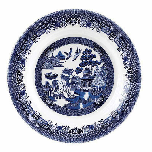 Queen's by Churchill Blue Willow Pasta Plate 28.5cm