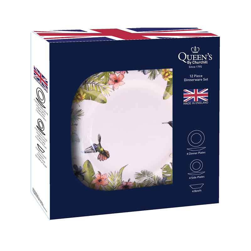 Queen's by Churchill Reignforest 12pc Dinnerware Set