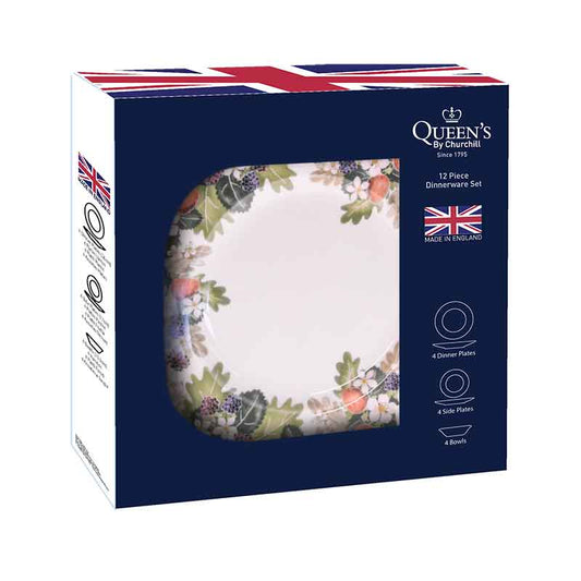 Queen's by Churchill Strawberry Harvest 12pc Dinnerware Set
