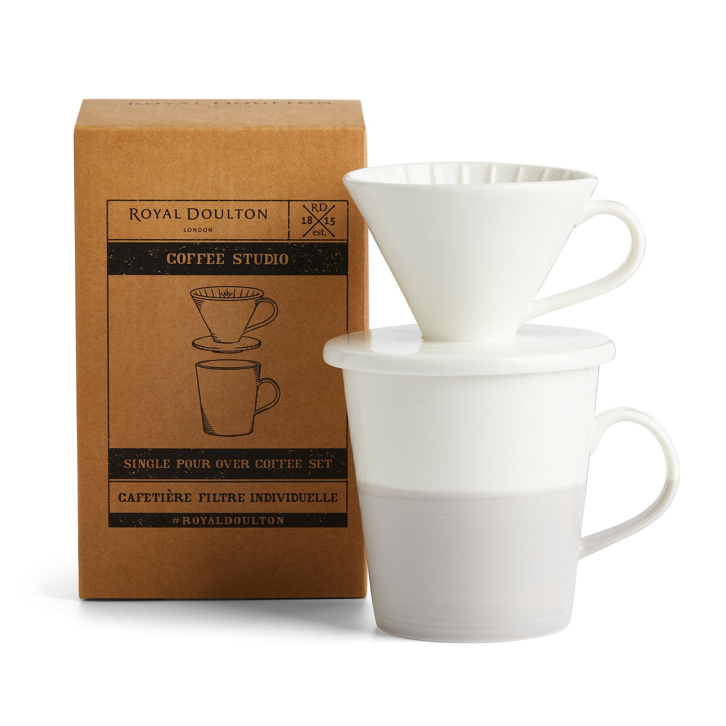Royal Doulton 1815 Coffee Studio Coffee Dripper and Mug Set