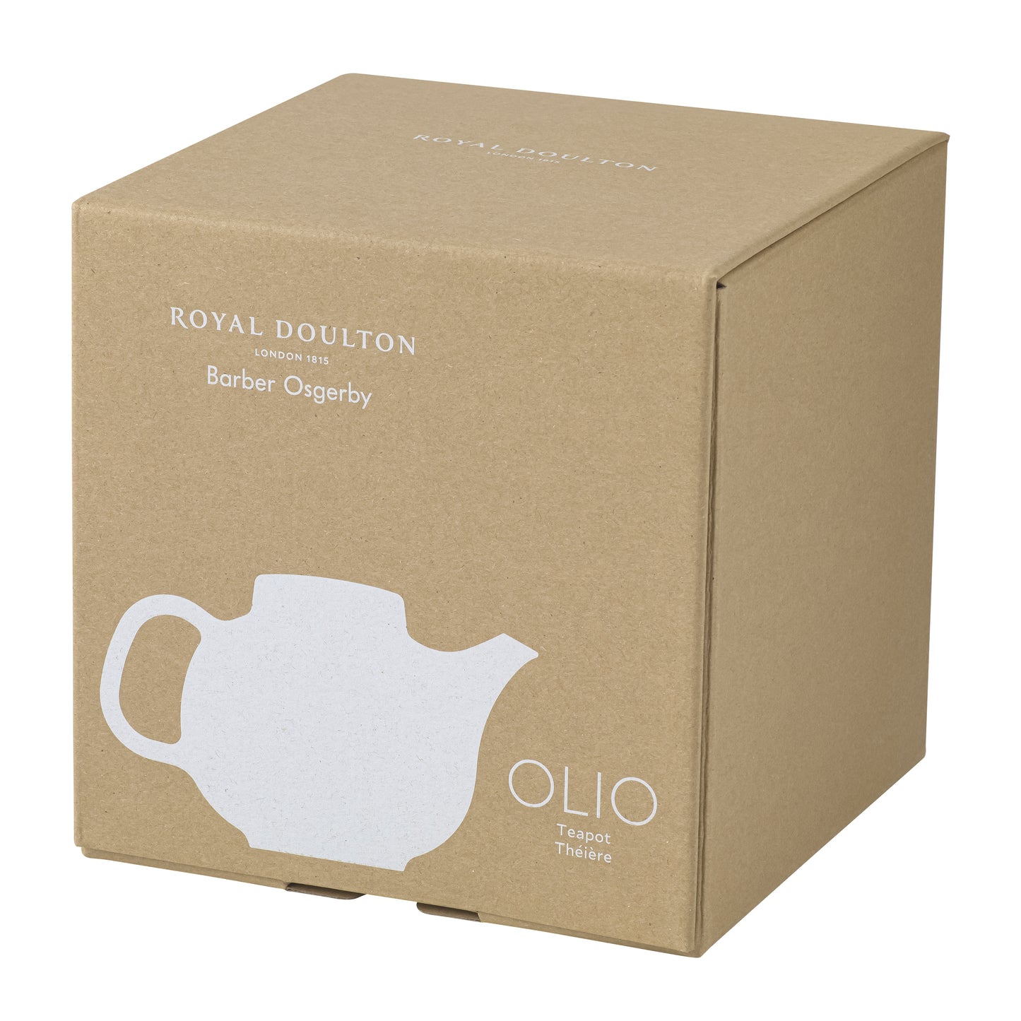 Royal Doulton Olio by Barber Osgerby Black Teapot 14cm 1301mL