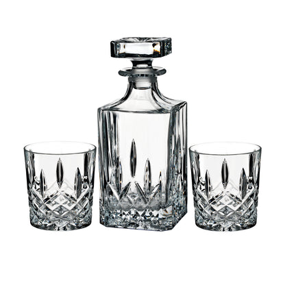 Waterford Marquis Markham 11oz Whiskey Glass, Pair & Square Decanter