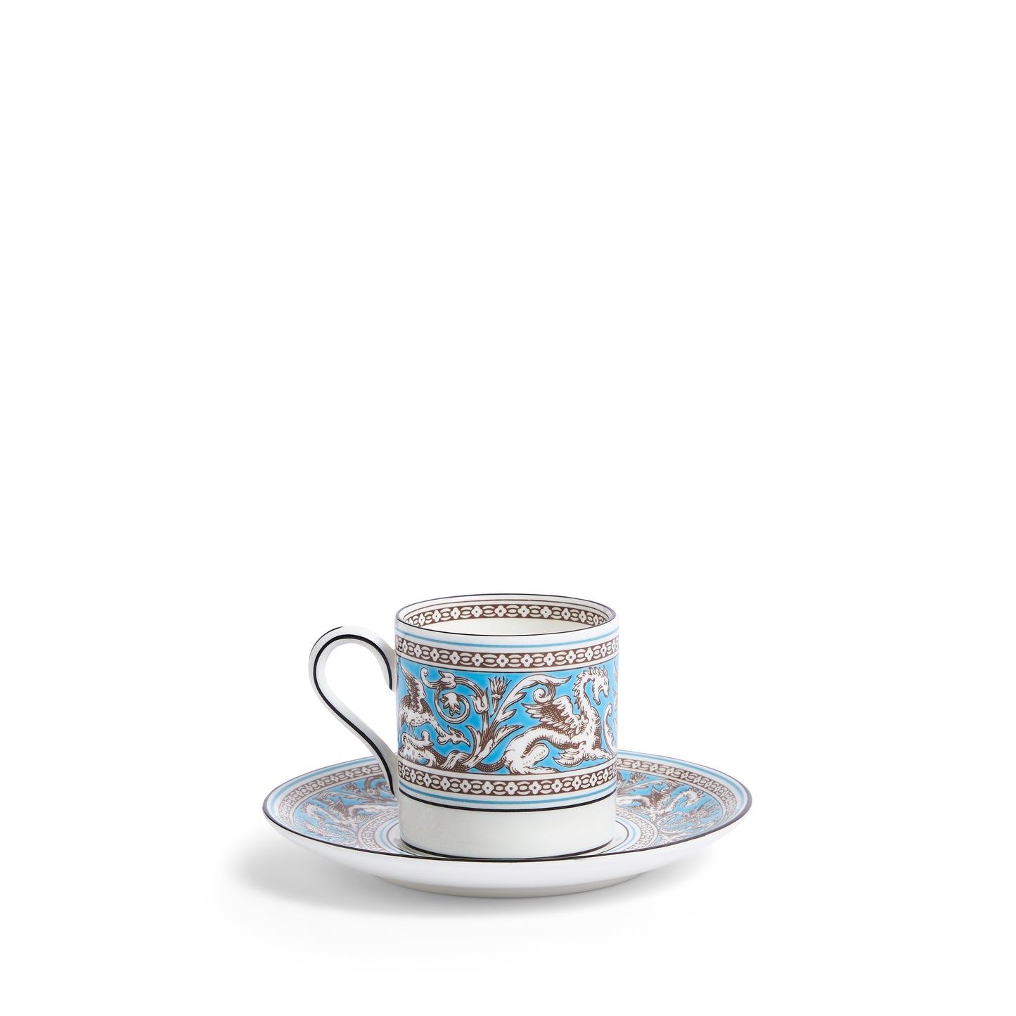 Wedgwood Florentine Turquoise Coffee Cup And Saucer