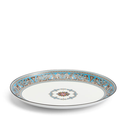 Wedgwood Florentine Turquoise Oval Dish 30cm