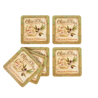 Creative Tops Olio D Oliva Pack Of 6 Premium Coasters