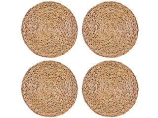 Creative Tops Water Hyacinth Pack Of 4 Round Placemats