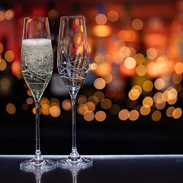 dartington wine and champagne glasses