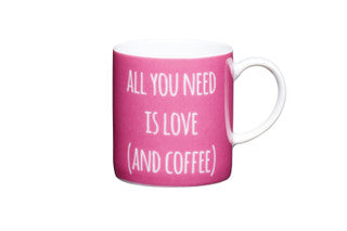 KitchenCraft 80ml Porcelain "All You Need" Espresso Cup - Set of 6