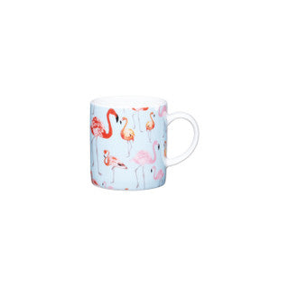 KitchenCraft 80ml Porcelain Flamingo Espresso Cup - Set of 6