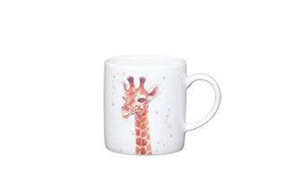 KitchenCraft 80ml Porcelain Giraffe Espresso Cup - Set of 6