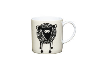 KitchenCraft 80ml Porcelain Sheep Espresso Cup