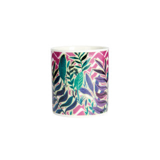 KitchenCraft Espresso Mug Exotic Leaves Design