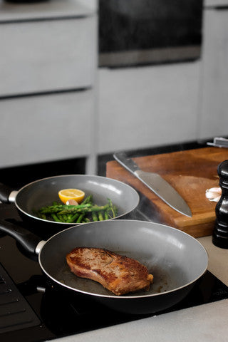 MasterClass Can-to-Pan 2-Piece Recycled Non-Stick Frying Pan Set