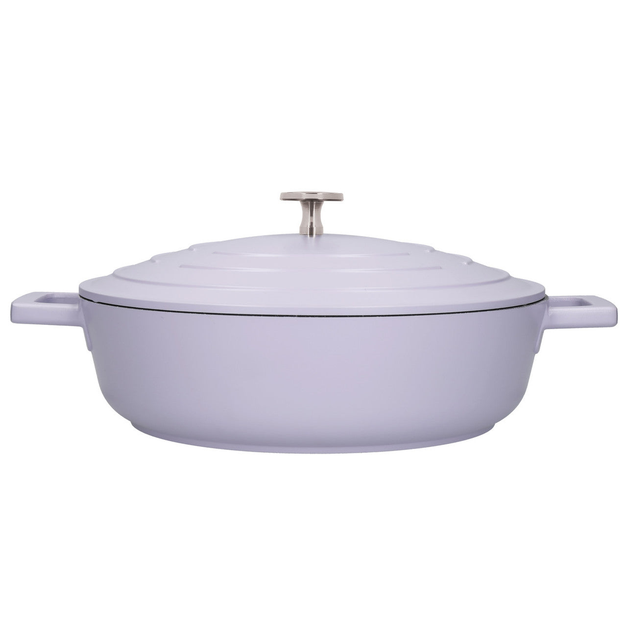 MasterClass Cast Aluminium Shallow Casserole Dish 4L Lavender