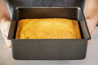 MasterClass Non-Stick 23cm Loose Base Deep Cake Pan Square