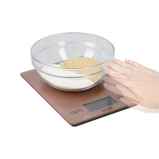 Taylor Pro Digital Cooking Scales with Touchless Tare, Gift Boxed, Rose Gold, 5kg / 5000ml Capacity