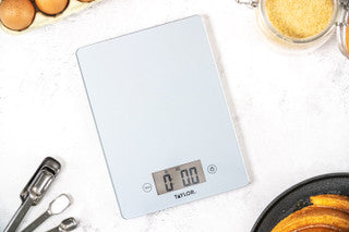 Taylor Pro Glass Digital 5Kg Kitchen Scales - Pewter