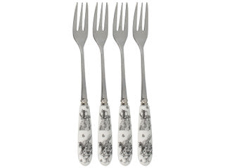 Victoria And Albert Alice In Wonderland Set of 4 Pastry Forks