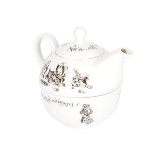 Victoria And Albert Alice In Wonderland Tea for One Teapot