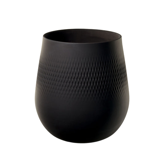 Villeroy & Boch Manufacture Collier Noir Vase Carré Large