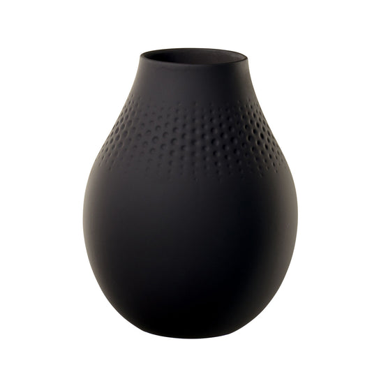 Villeroy & Boch Manufacture Collier Noir Vase Perle Tall