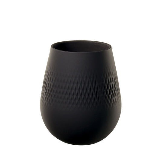 Villeroy & Boch Manufacture Collier Noir Vase Carré Small