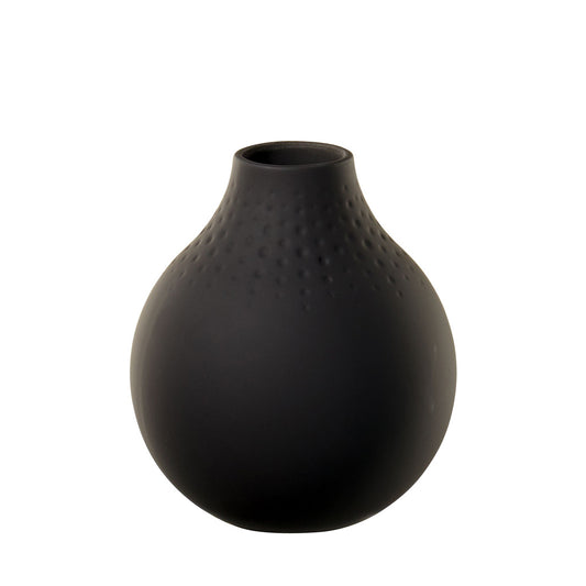 Villeroy & Boch Manufacture Collier Noir Vase Perle Small