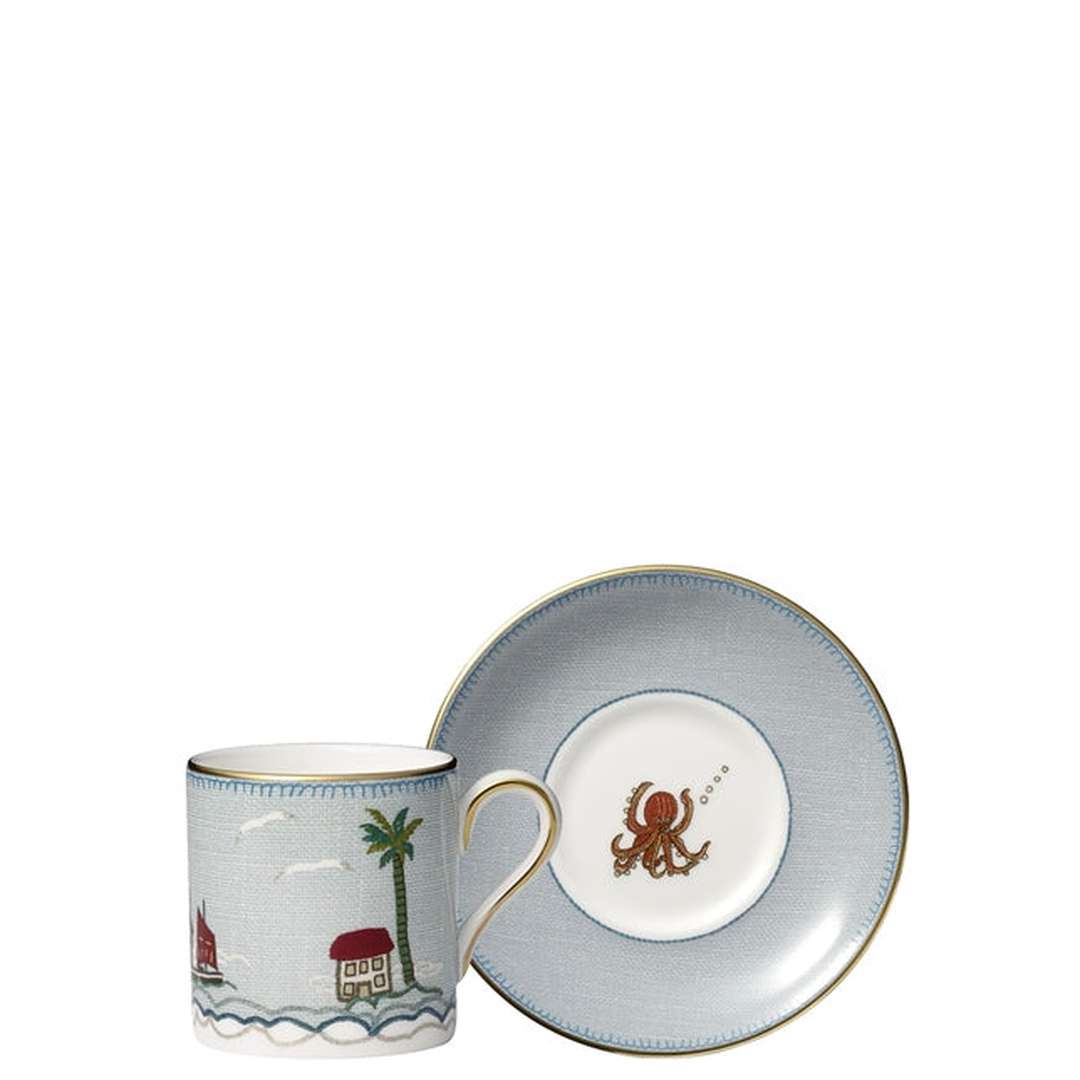 Wedgwood Sailor's Farewell Coffee Cup and Saucer