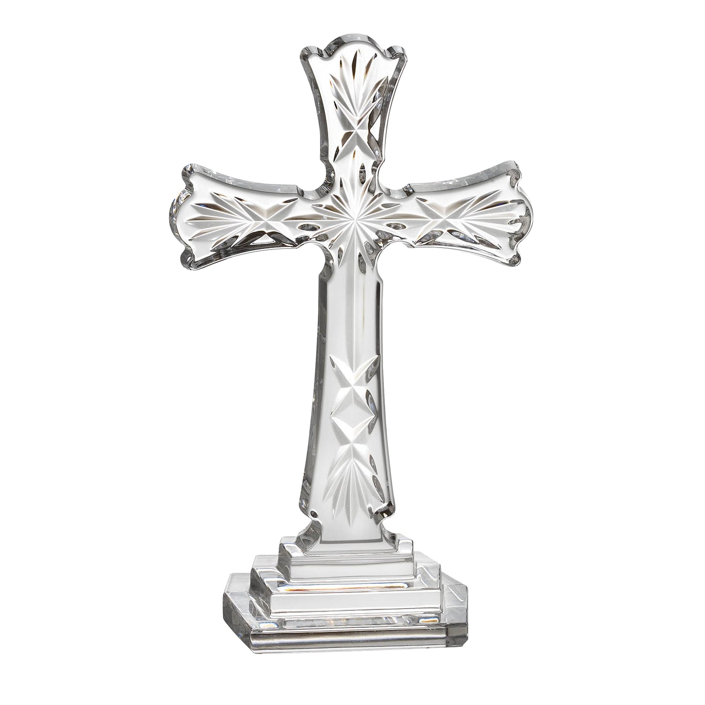 Waterford Spiritual 8" Standing Cross Glass Crystal