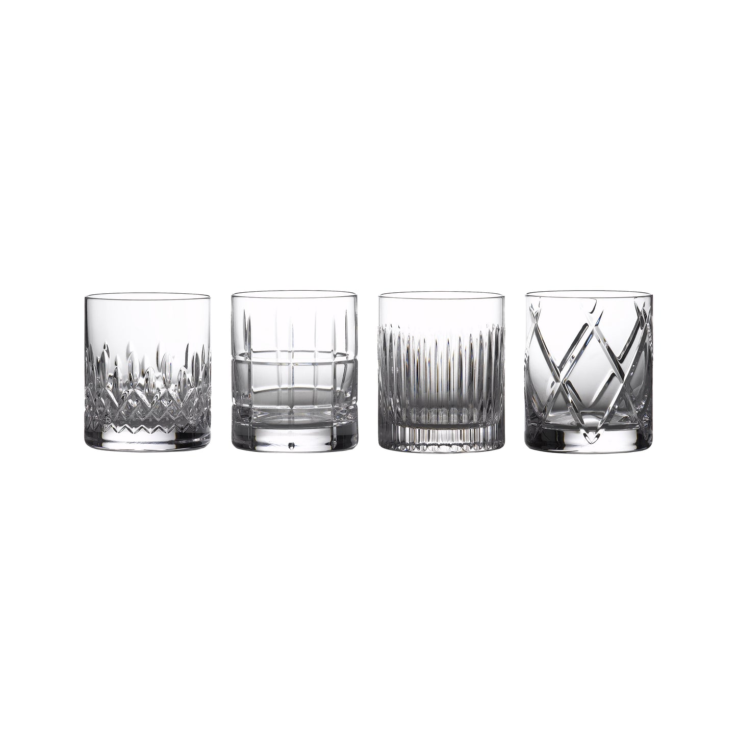 Waterford Short Stories Whiskey Glass, Set of 4 Mixed