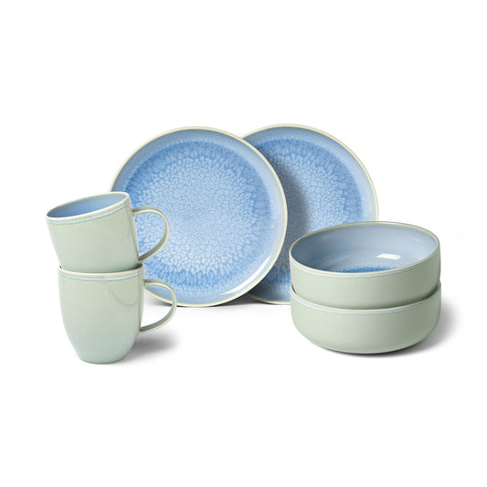 Villeroy & Boch Crafted Blueberry Breakfast Set - 6 Pieces