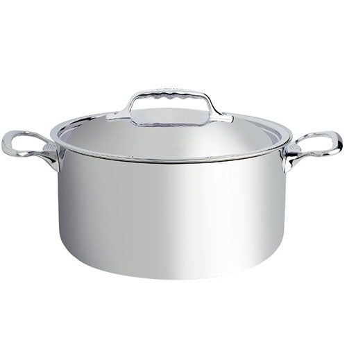 de Buyer Affinity Stewpan with Lid Stainless Steel 28cm