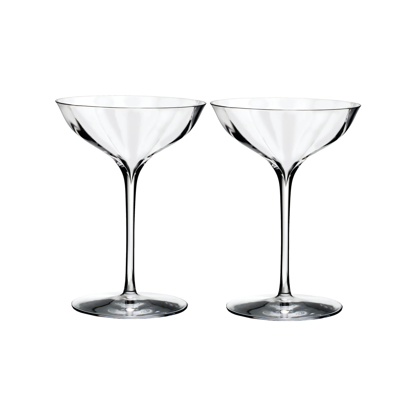 Waterford Elegance Optic Belle Coupe, Set of 2
