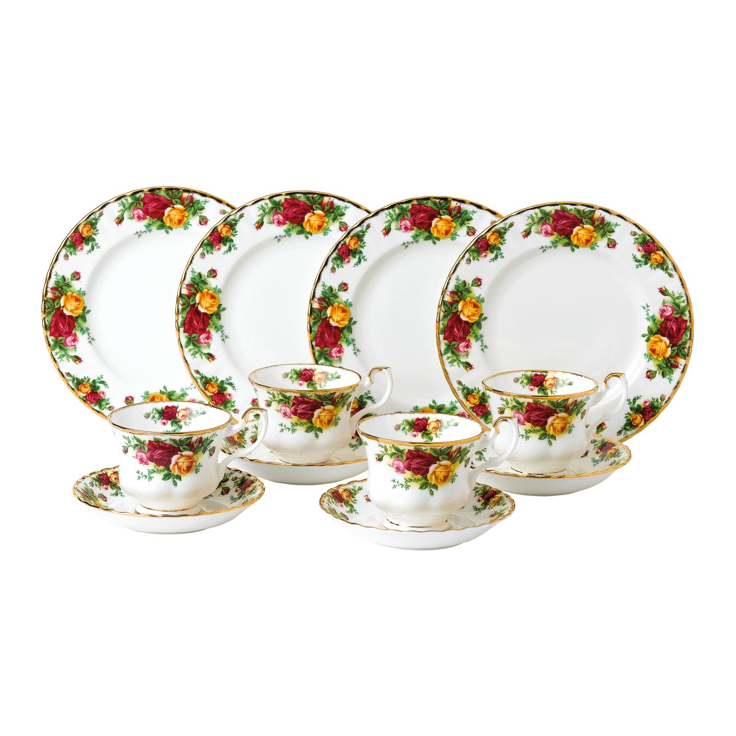 Royal Albert Old Country Roses 12 Piece Set