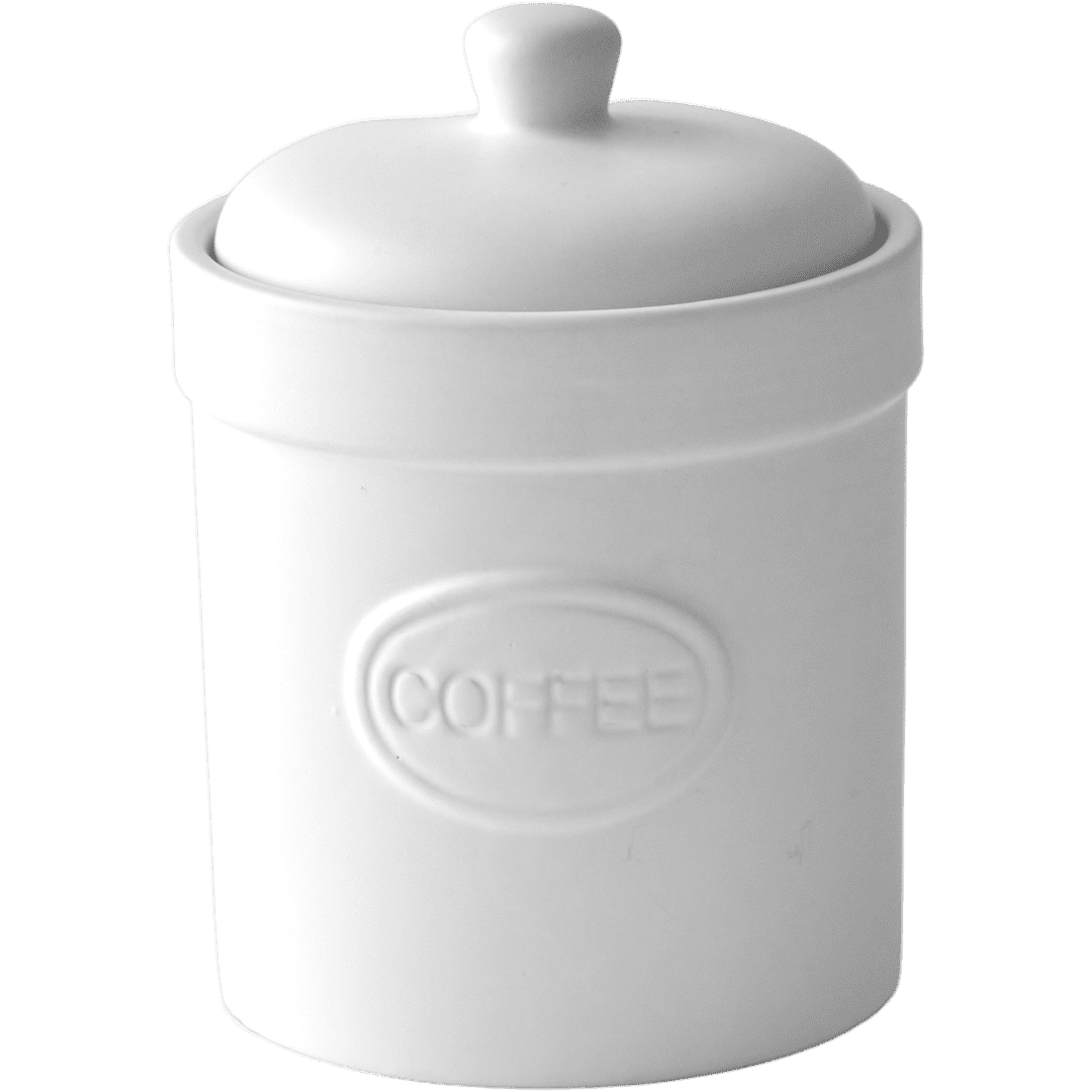 BIA Coffee Canister Matte White
