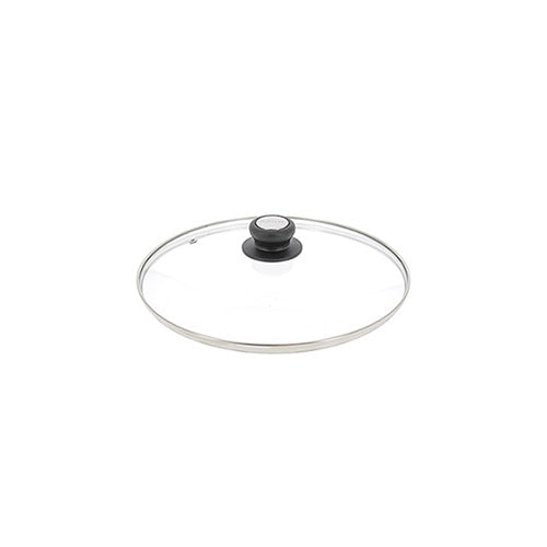 de Buyer Glass Lid With Stainless Steel Ring 14cm