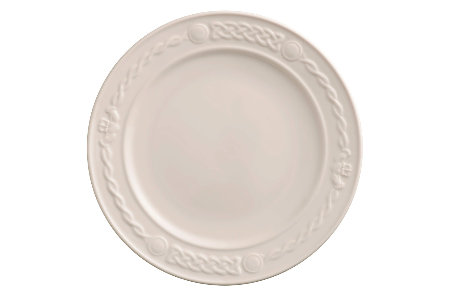Belleek Classic Claddagh Dinner Plate
