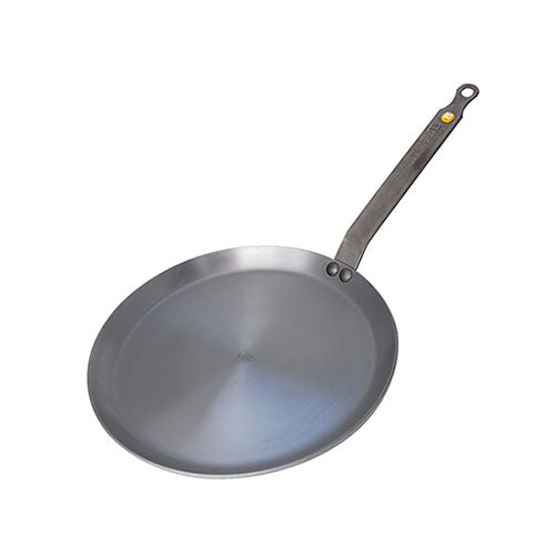 de Buyer Mineral B Element Steel Round Pancake Pan - 24cm
