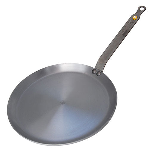 de Buyer Mineral B Element Steel Round Pancake Pan - 30 cm
