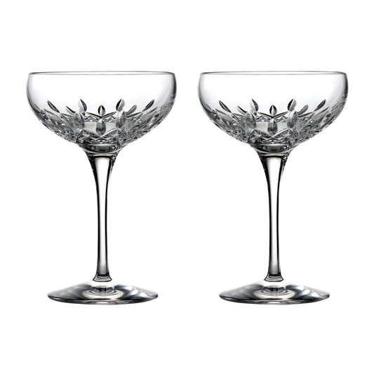Waterford Lismore Essence Champagne Saucer, Set of 2