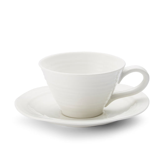 Sophie Conran for Portmeirion White Tea Cup and Saucer