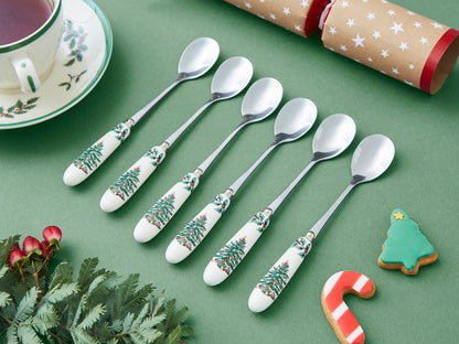 Spode Christmas Tree Tea Spoons Set of 6