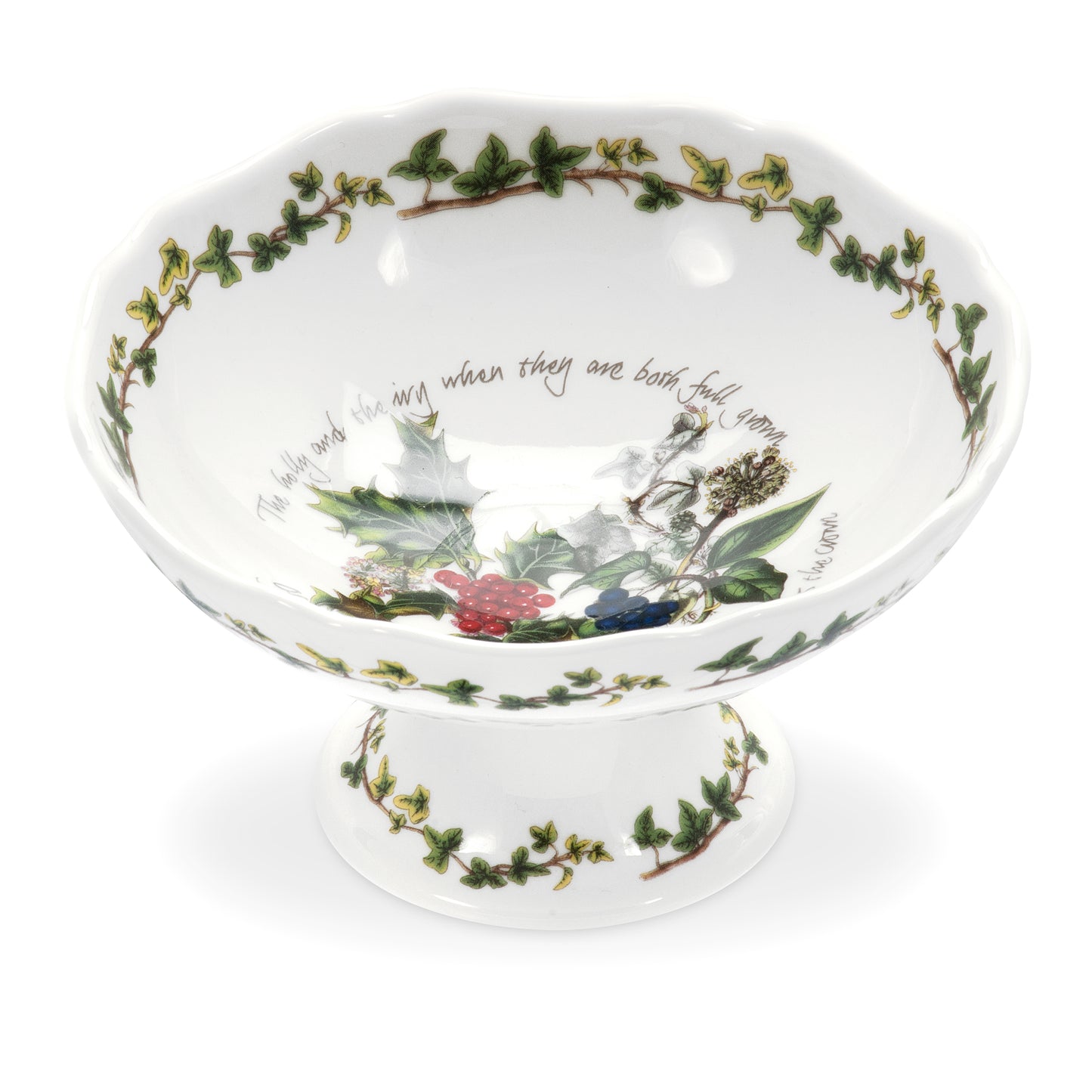 Portmeirion Holly and Ivy Scalloped Dish