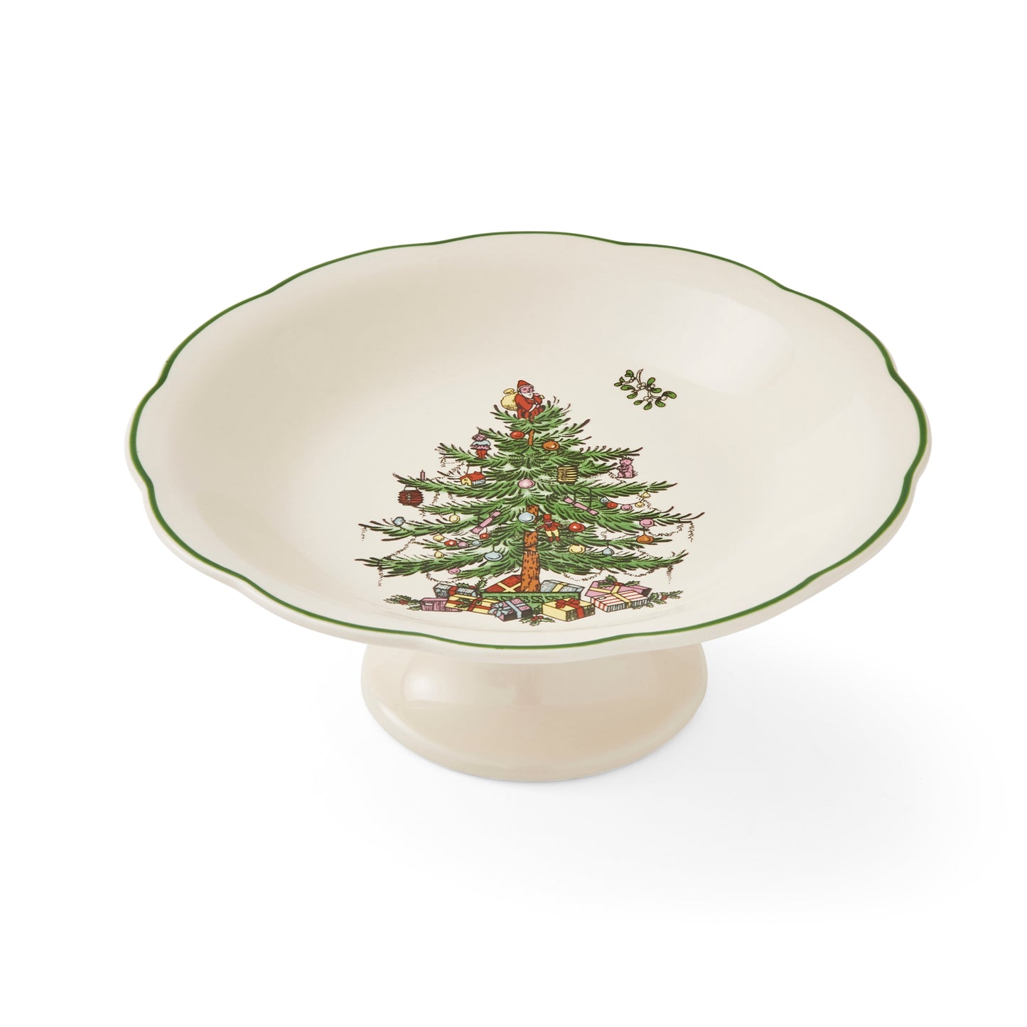 Spode Christmas Tree Sculpted Candy Dish