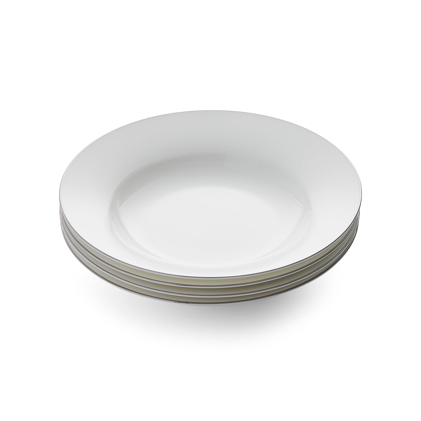Royal Worcester Serendipity Platinum Soup Plate Set of 4