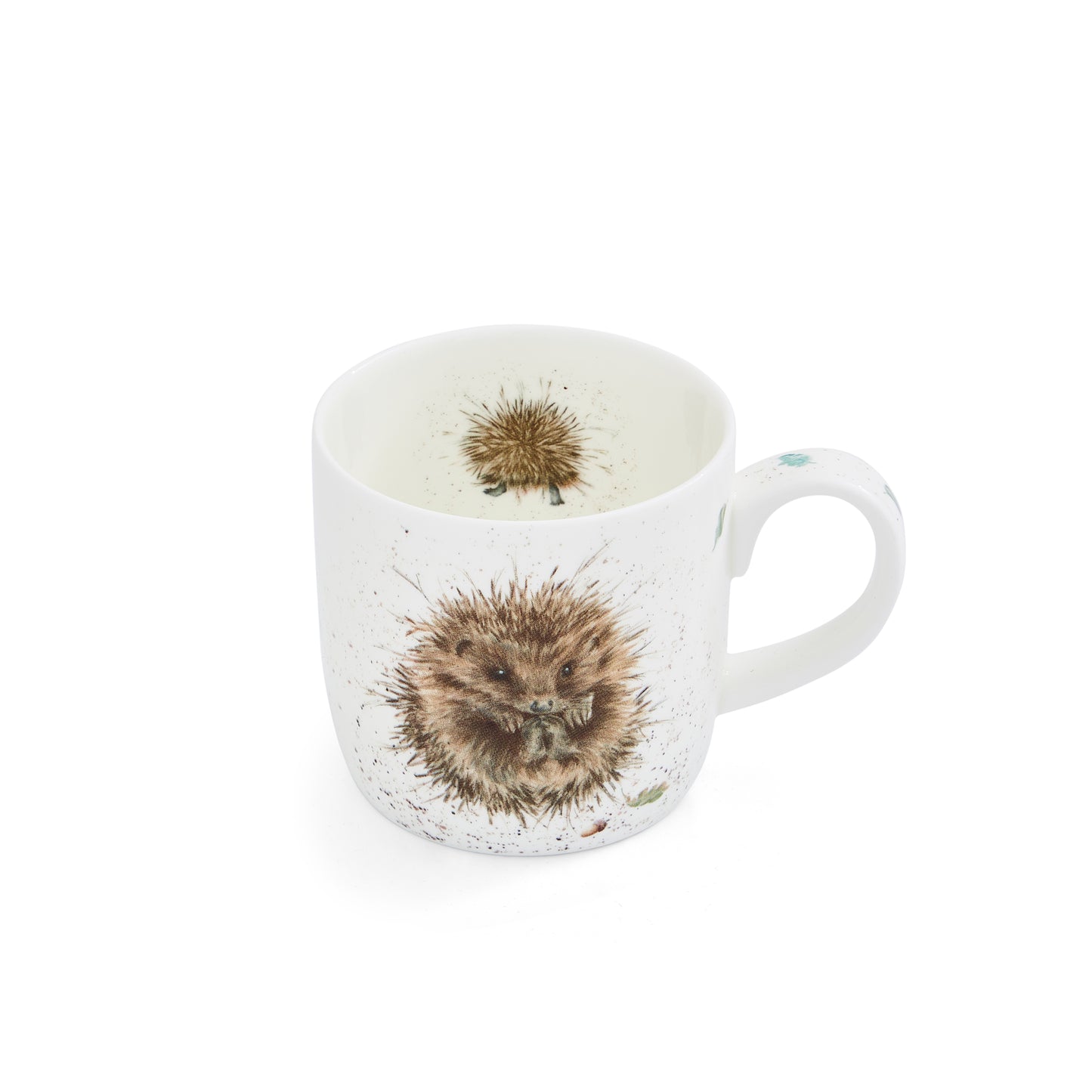 Royal Worcester Wrendale Designs Awakening Hedgehog Fine Bone China Mug - Set of 6